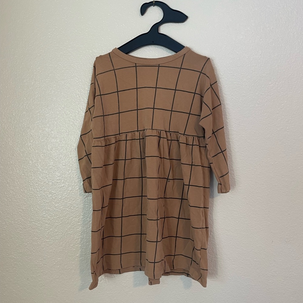 Little Urban Apparel Grid Pattern Kids Dress